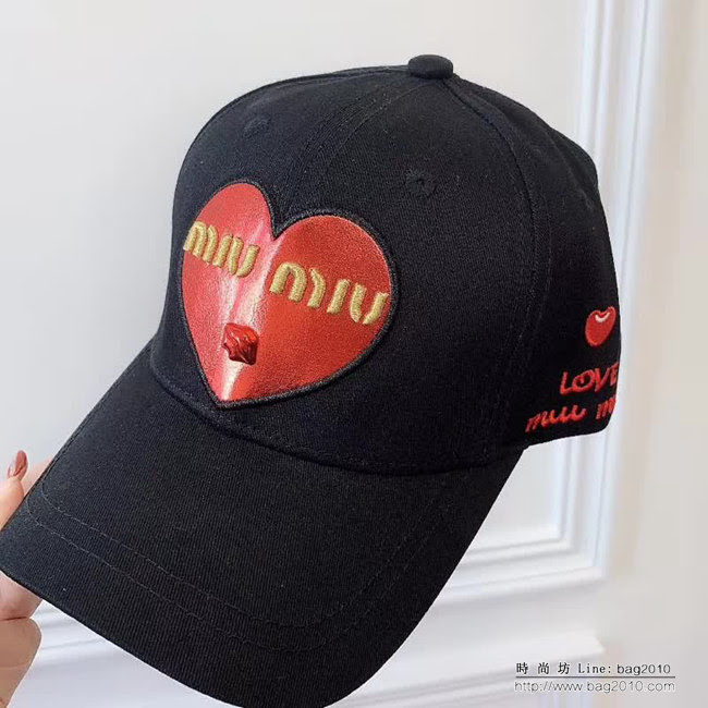 miu miu 爆新款 時尚百搭棒球帽 四季可戴 LLWJ7005